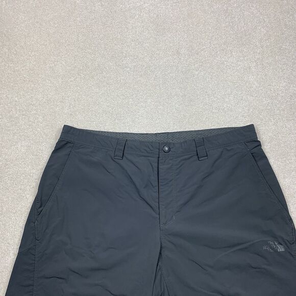 The North Face Shorts Mens 38 Gray Chino Casual Hiking Hiker Outdoor Cotton Hike - Picture 2 of 12